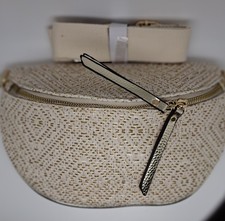 Sac Banane Neuf Femme Beige Doré