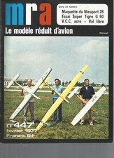 MRA N°447 NIEUPORT 28 C1 / SCIROCCO / SUPER TIGRE G 60 / PRIMO 100 