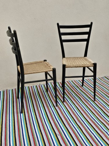Paire chaises dlg cassina gio - paire,
