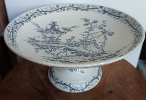 Ancien très joli compotier - , en