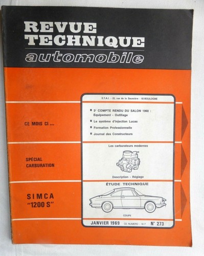 Rta revue technique automobile - revue,