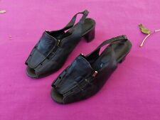 Chaussure sandale pied sensible confort large T 36 bleu marine