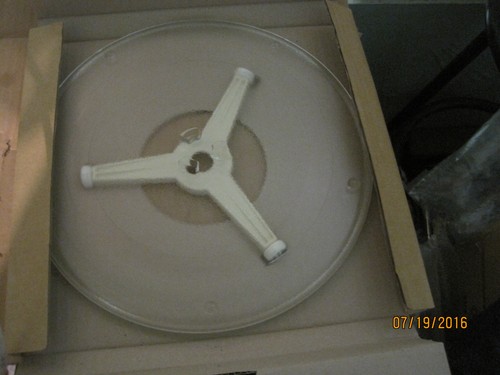 Microwave glass turntable tray - glass,