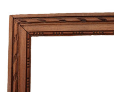 Cadre sculpté bois 27,5 x 21,5 x 1,4 cm Feuillure 24.5 x 18.5 cm Début XXème