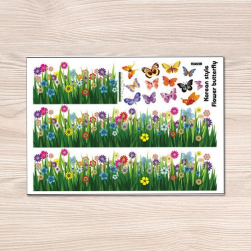 Autocollant forme papillon - forme, de