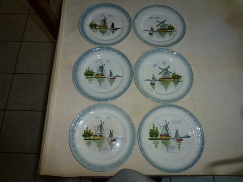 Magnifiques assiettes a - 6,