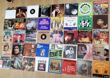 LOT N° 33 pop rock 50 disques 45 tours JAGGER  PALMER ROWLES  PAPER LACE LEVEL42