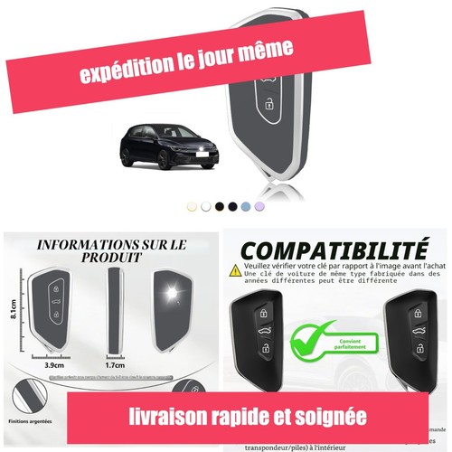 étui coque clé voiture - clé,