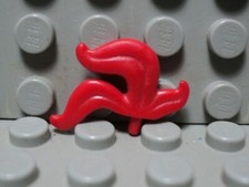 Lego Minifig Red Helmet Plume
