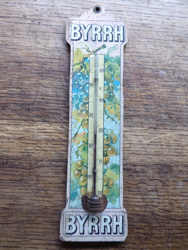 Ancien thermomètre byrrh - ancien,