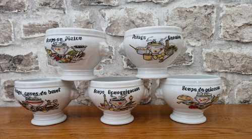 Bol soupe porcelaine apilco - soupe,