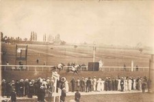 Germany Horse Race Track Real Photo Vintage Postcard JI658585