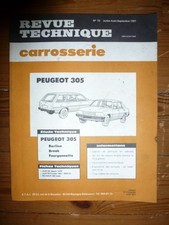 305 Revue Technique Carrosserie Peugeot