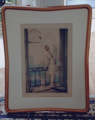 Gravure louis icart montmartre - louis,