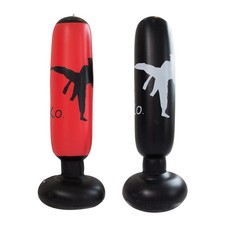 Sac de frappe gonflable 160 x 65 cm, autoportant, pour enfants et adultes