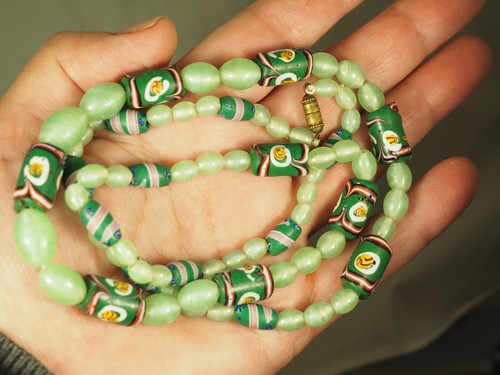 Collier ancien verre murano - collier,