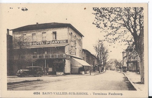 Cpa vallier sur - cpa, st-vallier-sur-rhÔne
