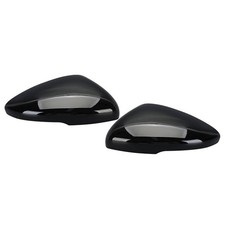 Black 1Pair Side Door Rearview Mirror Cover Fit for Honda Accord 2018-20