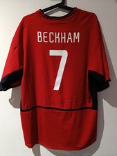 Jersey Maillot Maglia Camiseta Home Nike 2002 2003 Manchester United Beckham 