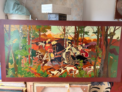 Grand tableau peinture sur - tableau,