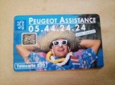 telecarte france 120 unites 07/93 peugeot assistance
