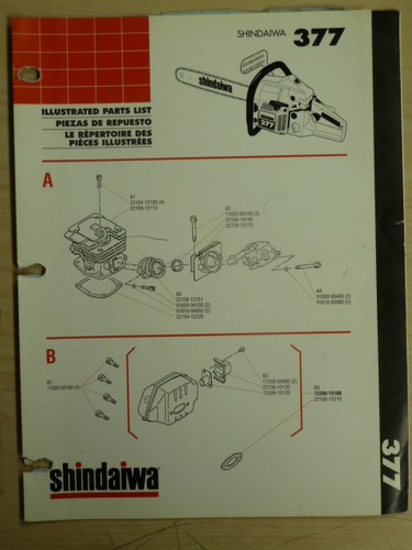 Shindaiwa 377 chain saws - 377,