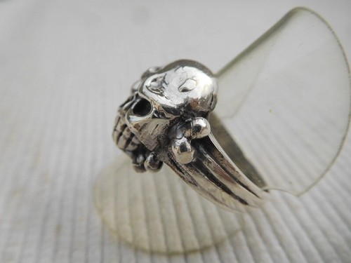 Bague argent massif tête - massif,,