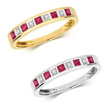 Bague Femme Semi Pavée Or