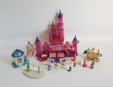 Polly Pocket Blue Bird Disney Cendrillon Château lumineux carrosse figurines