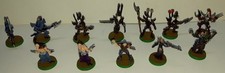 Warhammer 12 figurines Dark Eldar métal