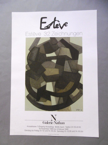 Estève maurice affiche - estÈve,