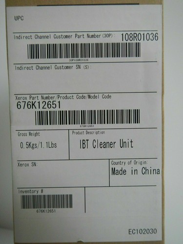 Xerox phaser 7800 genuine ibt - xerox,