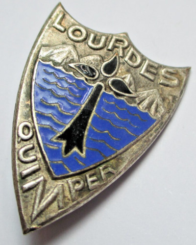 Ancienne broche argentée