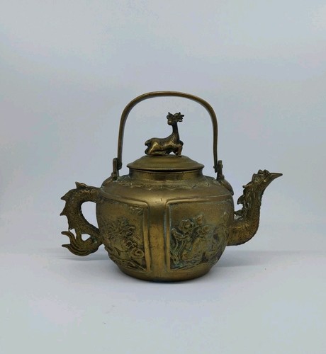 Théière chinoise bronze - chinoise, en