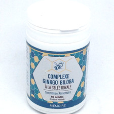 DOMAINE APICOLE CHEZELLES COMPLEX GINK BILOBA 60 gélules 10/2026 MEMOIRE