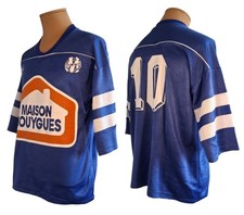 XL Maillot Olympique de Marseille OM 1986 Adidas Ventex Maison Bouygues 