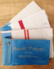 Anciens échantillons de toiles - Hacot Frères - Armentières