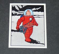 RARE N°88 PANINI TINTIN HERGE LOMBARD 1990 COMBINAISON SPATIALE ROUGE