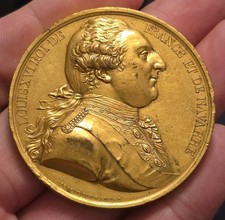 Rare médaille louis - louis, xvi