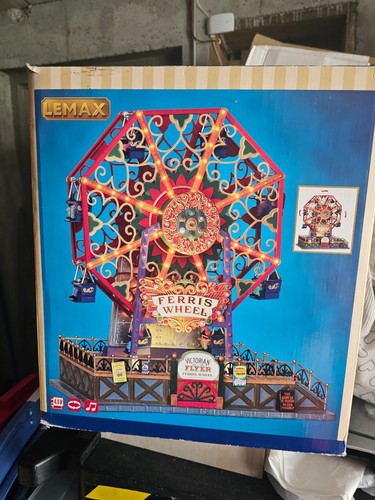 Lemax the giant wheel - giant, wheel"
