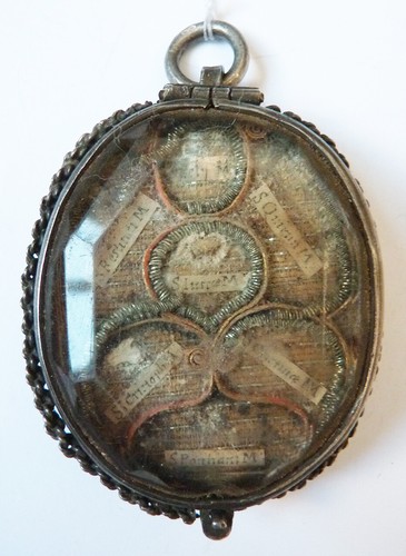 Reliquaire argent reliques - , de