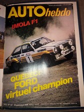 REVUE AUTO HEBDO N°182