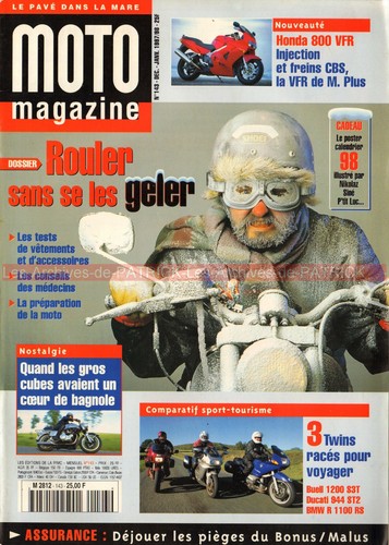 Moto magazine 143 honda - moto,