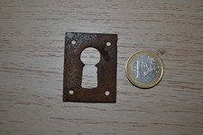 Ancienne entrée de serrure, de clef en métal