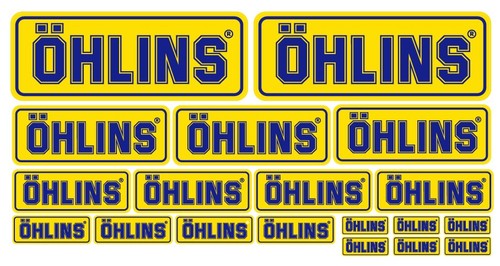 Sticker ohlins moto - moto, decal