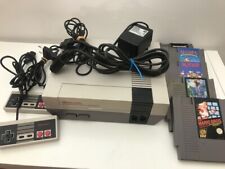 Lot Nintendo NES 1985 Console+2 Manettes+5 jeux+Alimentation+Cable Péritel
