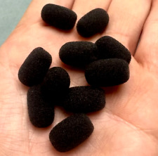 X5 Bonnettes Micro cravate / MINI micro casque en mousse NOIRE HAUTE DENSITE X5