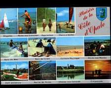 COTE D'OPALE (62) CHAR à VOILE sur la PLAGE animée