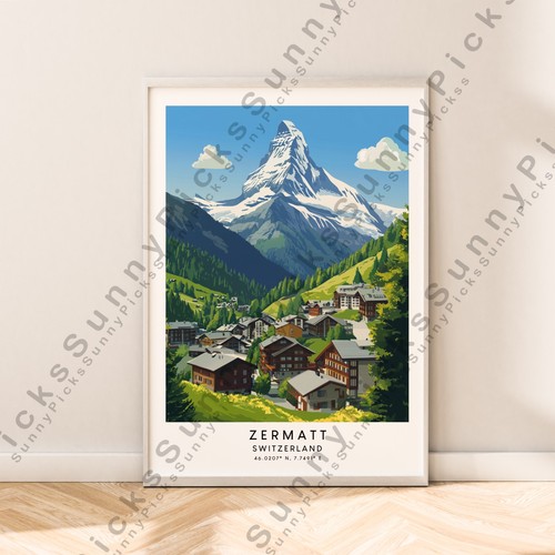 Impression art zermatt - d'art,