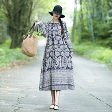 Femme Robe Maxi Ethnique